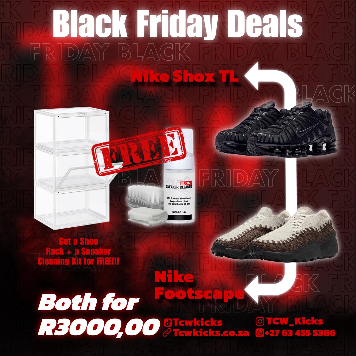 Nike Shox X Nike footscape