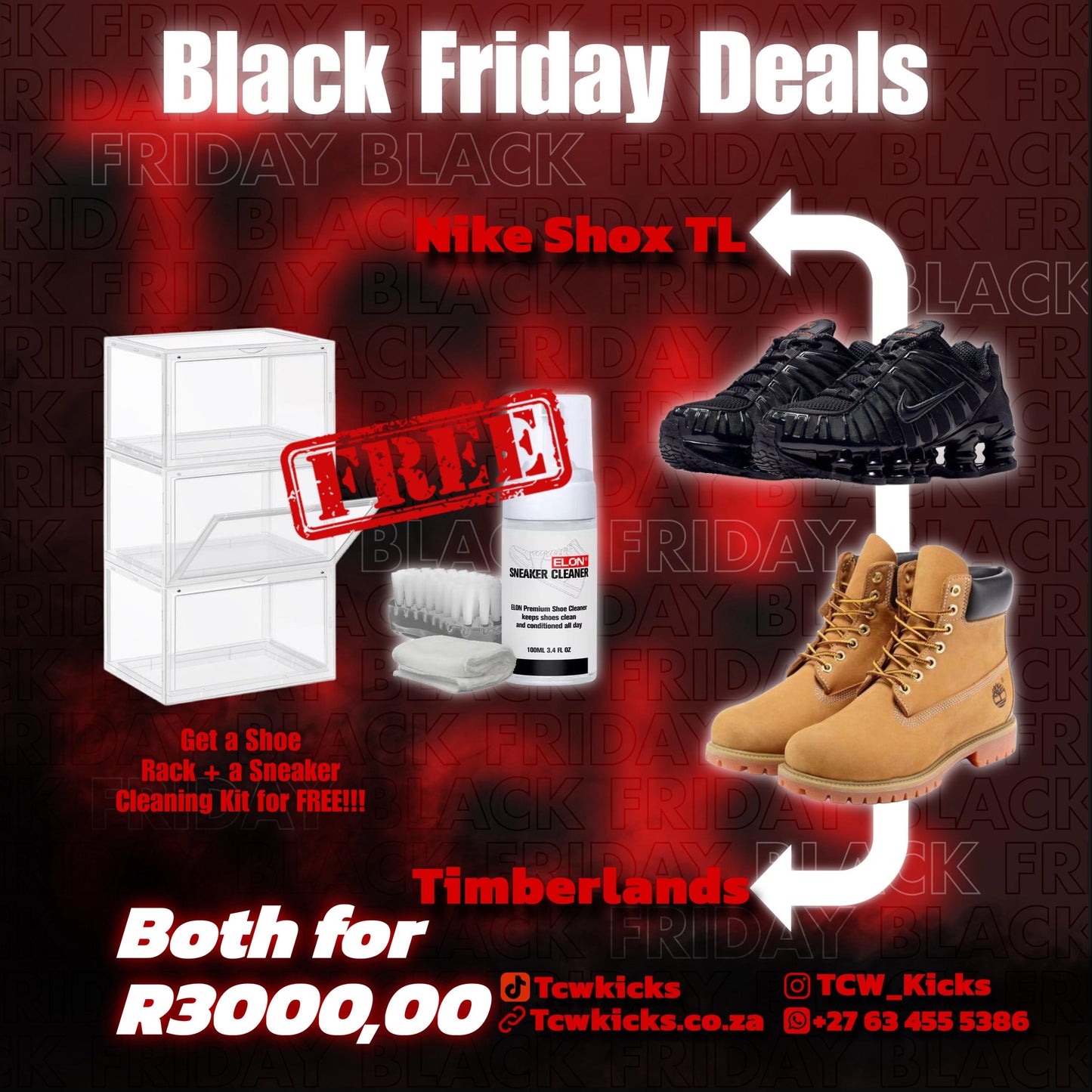 Nike Shox X Timberlands