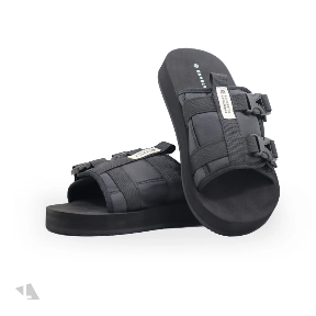 JONATHAN D BUCKLE SANDAL BLACK