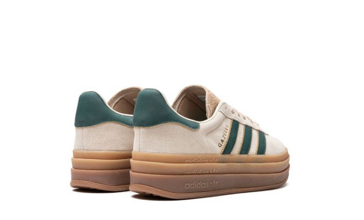 Adidas Gazelle Bold "Cream Collegiate/Green" sneakers