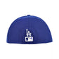 New Era Los Angeles Dodgers Side Patch Bloom 59Fifty Men's Fitted Blue-Purple