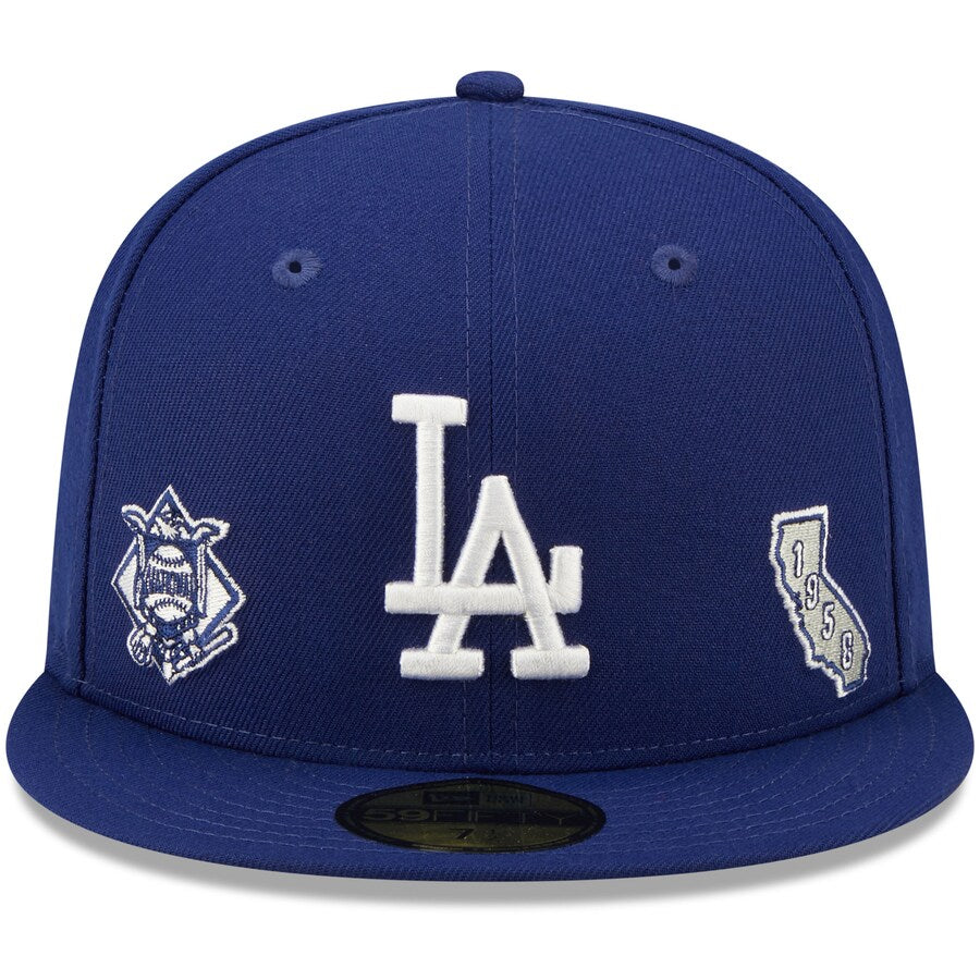 Los Angeles Dodgers New Era Identity 59FIFTY Fitted Hat - Royal