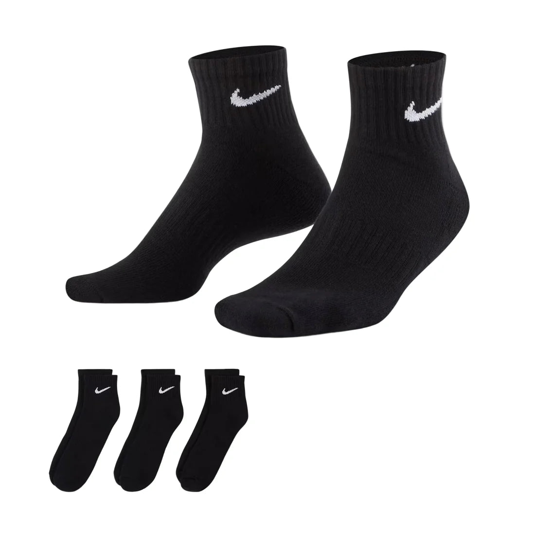 Black Nike socks 3 pairs