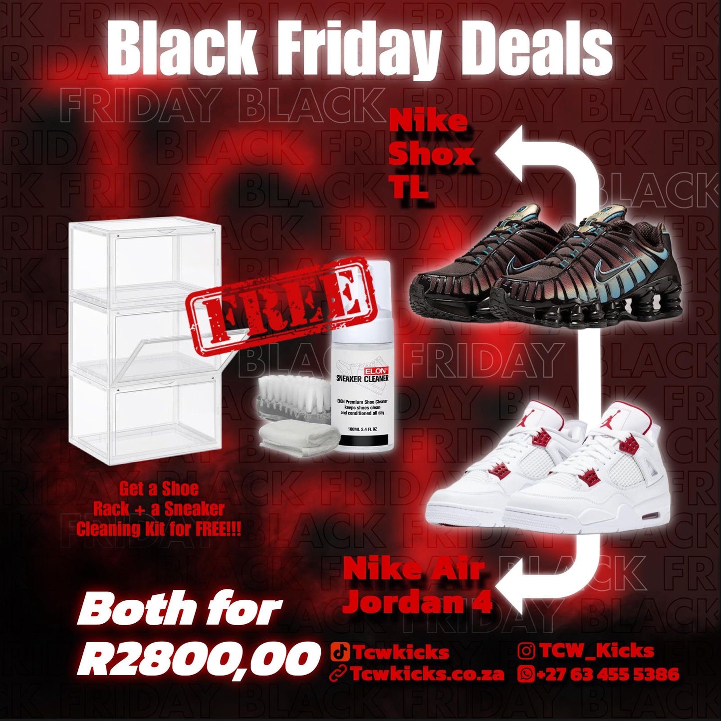 Nike Shox X Jordan 4 Retro