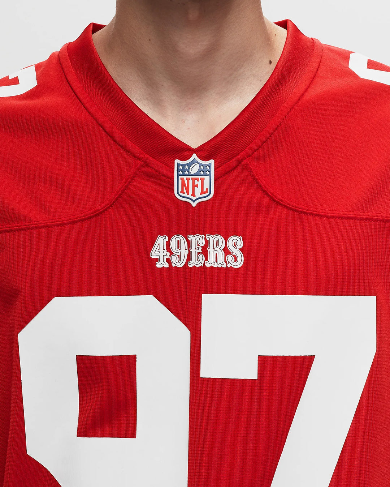 NFL SAN FRANCISCO 49ERS HOME GAME JERSEY NICK BOSA #97