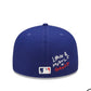Los angles Dodgers MLB Team heart blue 59 Fitted cap