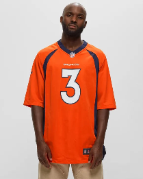 NFL DENVERR BRONCOS RUSSELL WILSON 3 HOME GAME JERSEY