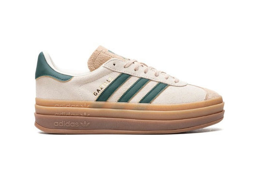 Adidas Gazelle Bold "Cream Collegiate/Green" sneakers