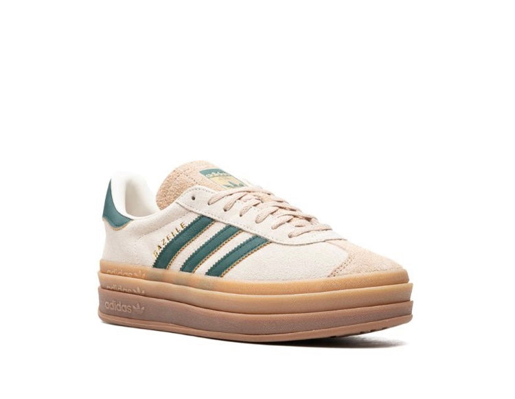Adidas Gazelle Bold "Cream Collegiate/Green" sneakers