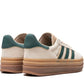 Adidas Gazelle Bold "Cream Collegiate/Green" sneakers