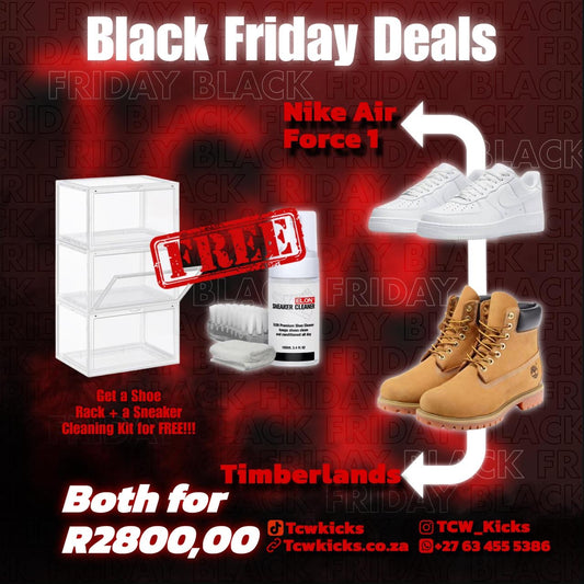 Air force one X timberlands