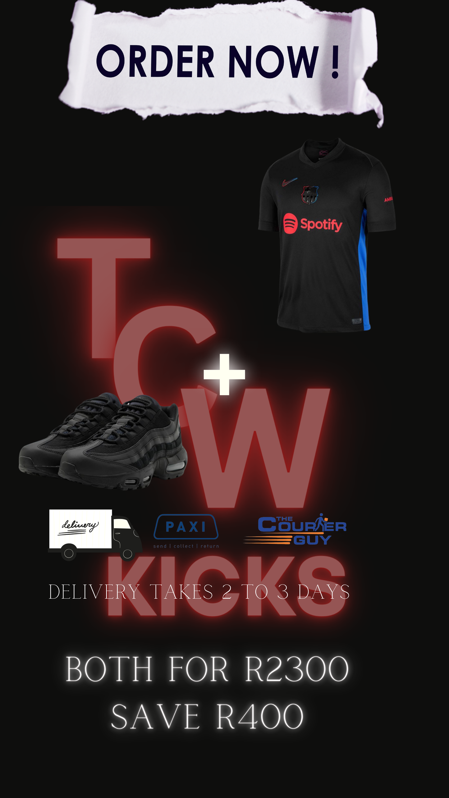 AIR MAX 95 X  FC BARCELONA SOCCER TEE