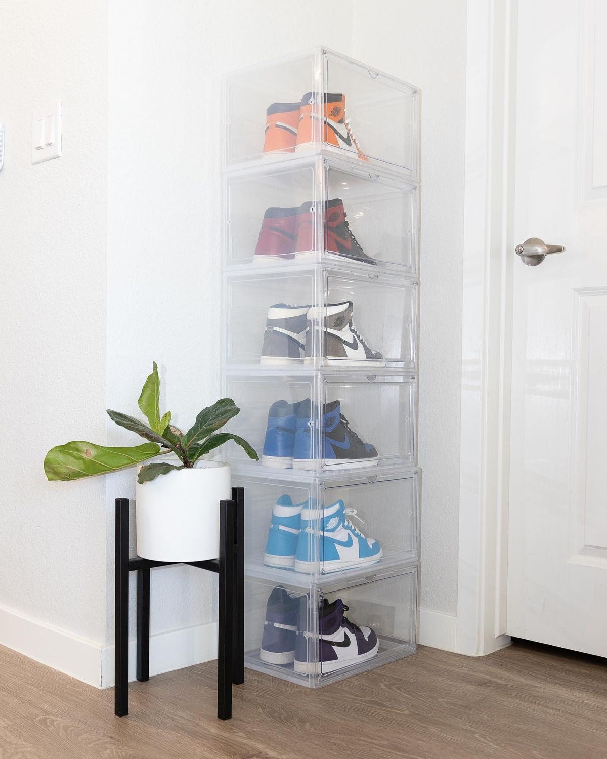 Plastic shoe Rack 4 units