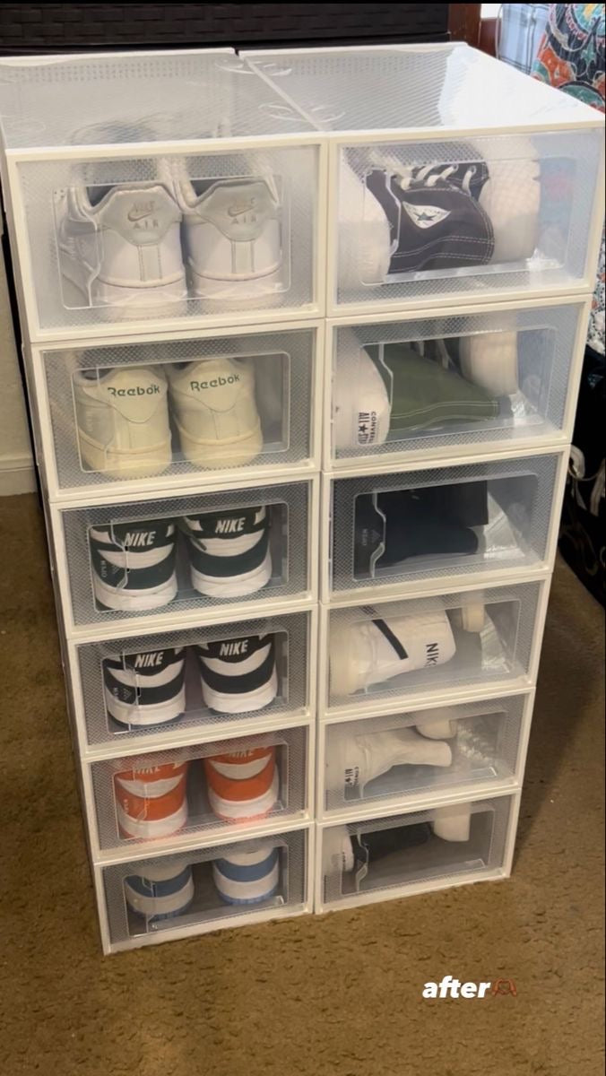 Plastic shoe Rack 4 units