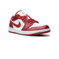 AIR JORDAN  1 LOW SNEAKERS  "CARDINAL RED"