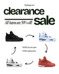 Any 2 Jordan 4's